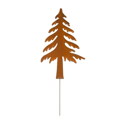 Produktbild von UNUS® Gartenstecker TannenbaumGartendeko Metallstecker Garten Roststecker Groß