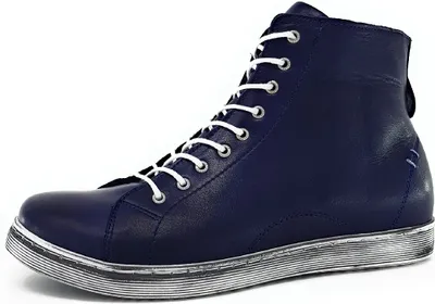 Zdjęcie produktu dla andrea conti buty damskie botki sznurowane botki sznurowane niebieski casual, rozmiar buta:38 EU