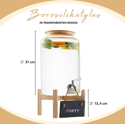 Produktbild von Getränkespender 7,8 L mit Zubehör