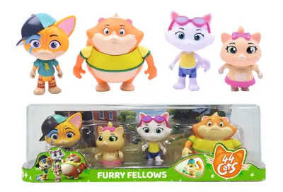 Produktbild von 44 Cats Set mit 4 Spielfiguren