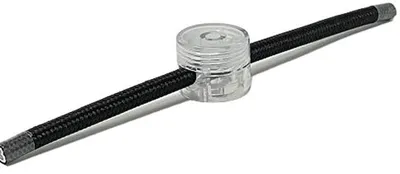 5 Wand- und Deckenauslässe für Textilkabel weiß/schwarz 23 x 18 mm
