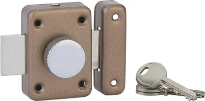 Immagine prodotto di Pomolo VSPM per porta interna, cilindro 35, bronzo, 3 chiavi - THIRARD
