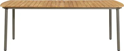 Zdjęcie produktu dla vidaXL Stół ogrodowy 200x100x72 cm z litego drewna akacjowego i stali
