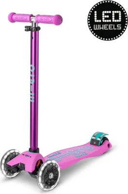 Obrázek produktu pro Micro Maxi Micro Scooter Deluxe LED Lavender - limitovaná edice dětských kočárků