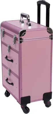 Produktbild von Kosmetik Trolley Kosmetikkoffer Trolley Groß Schminkkoffer Friseurkoffer, Make Up Organizer Tasche Kosmetik Aufbewahrung mit Rollen Beauty Case Make-up Koffer