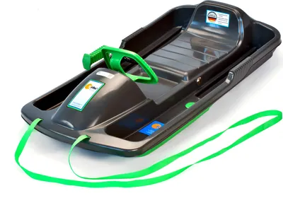 Obrázek produktu pro KHW Snow Fox, Řiditelné sáňky, Černá, Plast, 1 sedadlo/sedadel, 950 mm, 500 mm