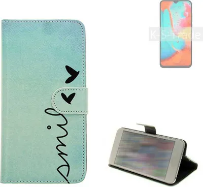 Produktbild von K-S-Trade Schutz Hülle Handy Hülle kompatibel mit Coolpad 26 Tibetan Peak Edition Hülle Handyhülle cover bookstyle Etui Handyhülle ''smile''
