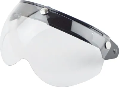 Obrázok produktu pre Univerzálny 3 Snap Retro Helmet Visor Vetruodolný slnečný štít Polovičná tvár Motocyklové prilby Visor
