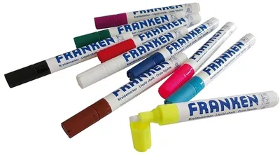 Immagine prodotto di Pennarelli a gesso, 2-5 mm, colori assortiti, confezione da 10 pezzi