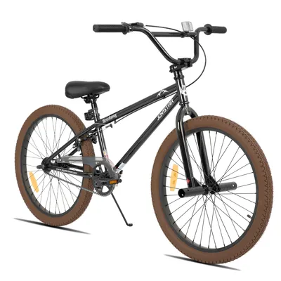 Produktbild von JOYSTAR Kinderfahrrad 24 Zoll BMX Fahrrad für Jungen Mädchen im Alter von 7-12 Jahren,Freestyle, 2 pegs, Singlespeed,Braun