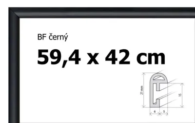 Immagine prodotto di BFHM Cornice per puzzle in plastica 59,4x42cm A2 - nero