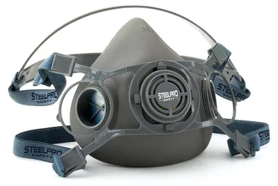 Image de Demi-masque Steelpro M Protection Respiratoire Double Filtre - Steelpro