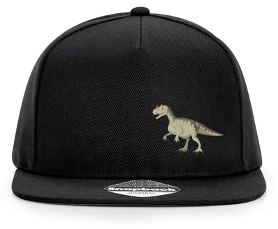 Produktbild von Huuraa Cappy Mütze Allosaurus Dinosaurier Black Polyester Snapback Kappe Geschenkidee
