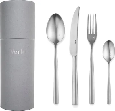 Produktbild von SU ANTIQUE 24-teiliges VERLO-Set – Hochwertiges Edelstahl-Besteckset mit antikem Design für Küche und Tisch