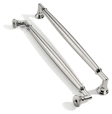 Produktbild von Robuste Schrankgriffe aus poliertem Nickel, 203 mm, 5 Stück