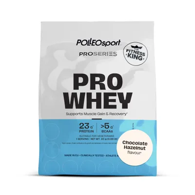 Image de Polleo Sport Pro Whey, 30 g - Chocolat Noisette