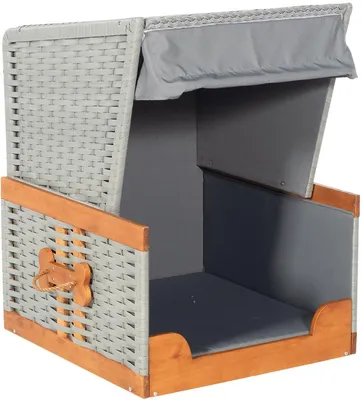 Produktbild von Müsing Hundesofa Strandkorb grau 82,0 x 83,0 x 109,0 cm