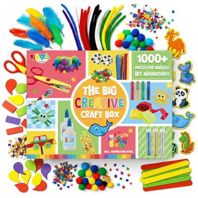 Productafbeelding van Joya Creative Knutselkoffer 1000pcs - Knutselpakket voor Kinderen