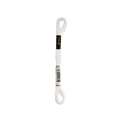 Image de Fil à broder Anchor 4635000-00001 blanc pur Fil à broder, 100 % coton