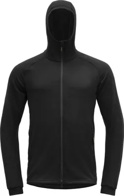 Produktbild von Devold Nibba Merino Herren Sweatjacke, Größe:M, Farbe:caviar