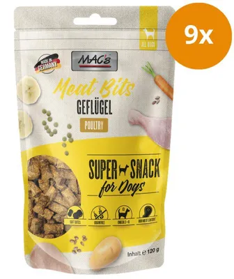 Immagine prodotto di MAC's DOG Snack Bocconcini di carne di pollame 120gx9
