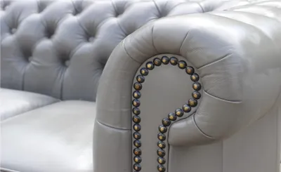 Immagine prodotto di Divano Chesterfield Napoli Set di divani di design CONSEGNA IMMEDIATA Divano in pelle Nuovo