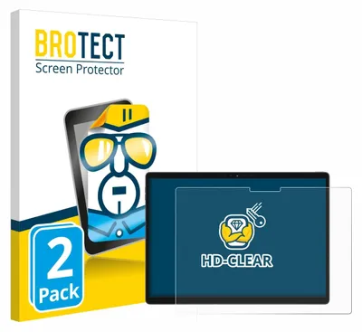 Produktbild von 2x Für Dell Latitude 7320 Detachable Schutzfolie BROTECT Displayschutz Display Schutz Folie Klar Transparent
