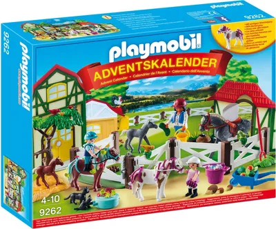 Produktbild von PLAYMOBIL 9262 - Adventskalender Reiterhof