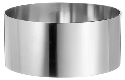 Tortenring aus Edelstahl, 10 cm, Höhe 5 cm, für Kuchen & Mousse