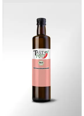 Produktbild von Tasty Pott Schwarzkümmelöl kaltgepresst 250ml