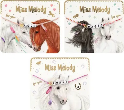 Obrázok produktu pre Textilný náramok Depesche Miss Melody s výpisom