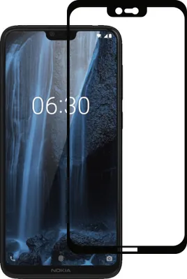 Produktbild von Smartphonica Displayschutzfolie passend für Nokia 6.1 Plus - Vollschutzfolie aus gehärtetem Glas - Gehärtetes Glas passend für Nokia 6.1 Plus