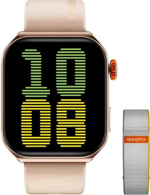 Produktbild von Weofly Edge 2 Smartwatch - Multifunktionsuhr Bluetooth BT5.3 Golden