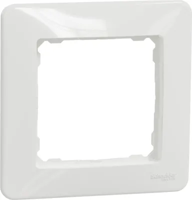 Immagine prodotto di Telaio a 1 piega Sedna Design bianco lucido SDD311801 Schneider Electric
