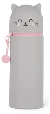 Produktbild von Federmäppchen Katze 2 in 1 aus weichem Silikon