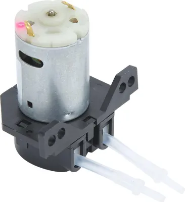 Zdjęcie produktu dla Wielofunkcyjna ogrodowa pompa perystaltyczna 12V DC do dozowania cieczy z wężem (czarna)