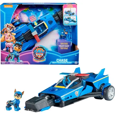 Zdjęcie produktu dla Spin Master Pojazd Chase Deluxe - Odkryj przygody z ulubionym bohaterem Psi Patrol!