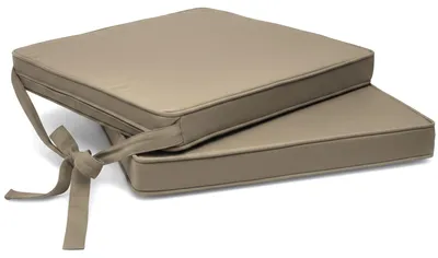 Produktbild von Beautissu 2er Set Loft SK Stuhlkissen Taupe, 45x40x5cm