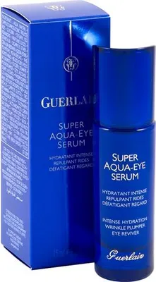 Produktbild von Guerlain Super Aqua-Serum, Augenserum, 15 ml, Frauen, Anti-Falten, Feuchtigkeitsspendend, Aufpolsterung, Klärend, Auffrischend, Glättend, Weichmachend, Universal, Aqua (water), caprylic/capric/succinic triglyceride, glycerin, cetearyl isononanoate, pentylene...