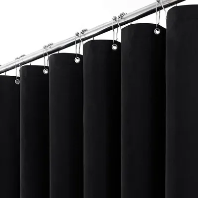 Produktbild von Duschvorhang Duschvorhang Stoffvorhang - 180 x 200 cm - Leinenoptik - Schimmelresistent - Für das Badezimmer