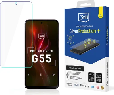 Zdjęcie produktu dla Folia antymikrobowa 3MK SilverProtect+ do Motorola Moto G55 5G