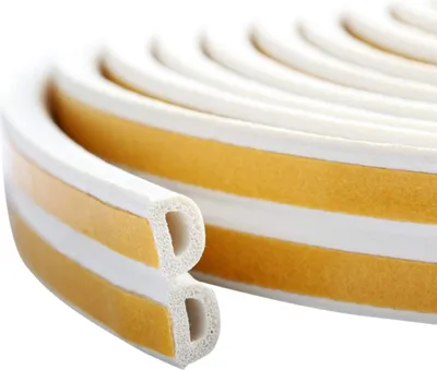 Produktbild von Simple Fix Zugband - Zugluftstopper für Türen - 36 Meter - D-Profil - Türdichtung - Zugstopper Haustür und Fenste - Tür Dichtungsband Selbstklebend und Isolierend - Weiß