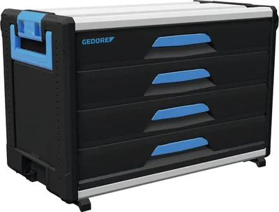 Produktbild von GEDORE 1110 WM 34 Werkzeug-Box-Modul WorkMo B3, 4 Schubladen H6, 2954346