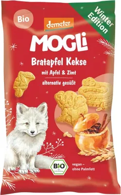 Immagine prodotto di Biscotti di mela al forno - mela e cannella 50g