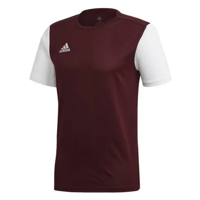 Produktbild von Adidas Estro 19 Trikot Kurzarm Herren - Bordeaux / Weiß  | Größe: M