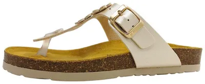 Produktbild von Dr. Brinkmann Pego Damenschuhe Hausschuhe Zehensteg Gold Freizeit