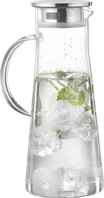 Produktbild von Esmeyer Glaskaraffe FARO mit Griff 1,7 Liter aus Borosilikatglas