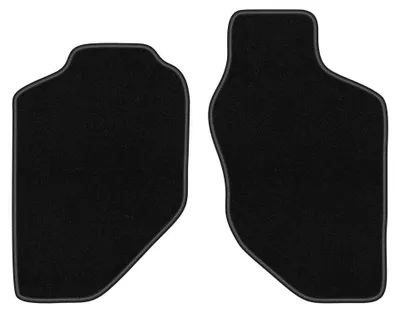 Obrázok produktu pre Predné velúrové koberce pre: Opel Frontera B 1998-2006 (5dv.) – 2 ks, čierne, na mieru – Wielganizator BASIC