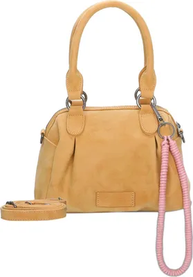 Image de Fritzi aus Preußen sac à main sac à épaule bandoulière Babe01N Vintage Crossbody Bag Honey Mustard moutarde