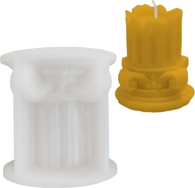 Produktbild von Silikonform Für Kerzen Säule – Silikonform für die Kerzenherstellung, Silikon Kerzenform
